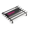 BA77 - Deluxe Satin Black Metal Trivet, Large