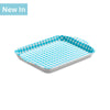 G310 - Melamine Gingham Tray, 18 x 14cm