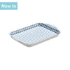 G310 - Melamine Gingham Tray, 18 x 14cm