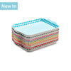 G310 - Melamine Gingham Tray, 18 x 14cm
