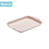 G310 - Melamine Gingham Tray, 18 x 14cm