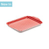 G310 - Melamine Gingham Tray, 18 x 14cm