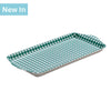 G311 - Melamine Gingham Sandwich Tray, 25 x 13cm