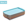 G311 - Melamine Gingham Sandwich Tray, 25 x 13cm