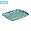 G312 - Melamine Small Gingham Tray, 25 x 19cm