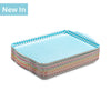 G312 - Melamine Small Gingham Tray, 25 x 19cm