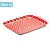 G312 - Melamine Small Gingham Tray, 25 x 19cm