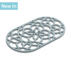 J356 - Large Oval Silicone Heritage Trivet, 32cm