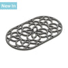 J356 - Large Oval Silicone Heritage Trivet, 32cm