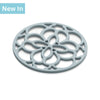 J357 - Mini Silicone Heritage Circular Trivet, 13cm