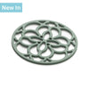 J357 - Mini Silicone Heritage Circular Trivet, 13cm