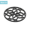 J357 - Mini Silicone Heritage Circular Trivet, 13cm
