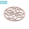 J357 - Mini Silicone Heritage Circular Trivet, 13cm