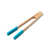 J360 - Bamboo Cooking Tongs with Silicone Tips, 25cm