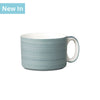 T523 - Wide Mug, Hand Decorated, Solid