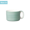 T523 - Wide Mug, Hand Decorated, Solid