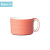 T523 - Wide Mug, Hand Decorated, Solid