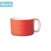 T523 - Wide Mug, Hand Decorated, Solid