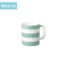 T524 - Espresso Cup/Mug, Hand Decorated, Stripe