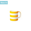 T524 - Espresso Cup/Mug, Hand Decorated, Stripe