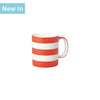 T524 - Espresso Cup/Mug, Hand Decorated, Stripe