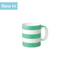 T524 - Espresso Cup/Mug, Hand Decorated, Stripe