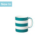 T524 - Espresso Cup/Mug, Hand Decorated, Stripe
