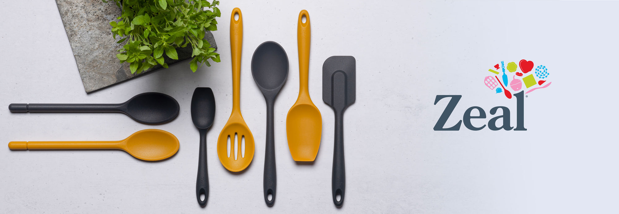 Everyday kitchen tools, fabrics, food prep and accessories by Zeal.