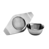 D9 - Double Armed Stainless Steel Tea Strainer, Boxed