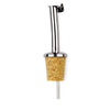 J104 - Bottle Pourer with Cork Stopper & Stainless Steel Hinged Lid