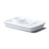 T258 - Egg Plate with Groove for Spoon
