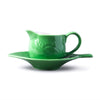 T336 - Mint Sauce Boat with Saucer, 177ml