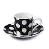 T351 - Spotty Espresso Cup & Saucer