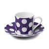 T351 - Spotty Espresso Cup & Saucer